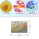 JU7CER Wildflower 5D Diamond Painting Kit - Adult Beginner-Friendly | Home Wall Decor & Gift 12×16 Inches (30×40cm) image 4