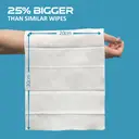 SUNKISS TrustPlus Bathing Wipes with Aloe, Extra Thick 8"x12" Body Cleansing Wipes for Adults Sensitive Skin, Camping, Travelling, Gym, Caring, 40 Count image 1