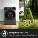 【Vakantiegeld Deal】CHiQ 10 kg frontlader wasmachine, donkergrijs, energieklasse A-30%, grote trommel 530 mm, 1400 toeren, 16 programma's, stoomwassen & 1-Touch Smart Wash JW105883G image 5
