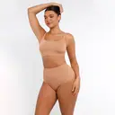 Feelingirl Everyday Seamless Wireless Invisible Square Neck Full Cover Homewear Bra for Women XL Skin, Couple Gift Perfect Gift image 1