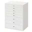 SONGMICSHOME  Jewellery Box, 8-Tier Jewellery Organiser with Drawers, Large Capacity, Jewellery Storage, Modern Style, Gift for Loved Ones, Cloud White image 1