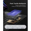 Inateck Housse Clavier magnétique pour iPad Air 11" M4/M3/M2, Air 5e/4e gen 10,9", Pro 11" (1re-4e gen) : Support Cantilever Flottant, rétroéclairage 7 Couleurs et trackpad, AZERTY image 7