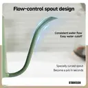 STARESSO Pour Over Kettle for Manual Drip Coffee and Tea with Thermometer, 17oz Gooseneck Kettle with Flow Control & Scale Lines ,Stainless Steel Water Kettle for Stovetop,500ml, Green, 1Pack, K6 image 5