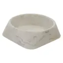 Maison by Premier White Marble Soap Dish, Round Edged Soap Holder, Polyresin Soap Dish With Angled Sides, Decorative Soap Dish image 2