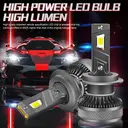 ENdureLite 9005/HB3 Driving Light Bulbs, 20,000LM Bright Bulb with Fan Cooling, 6000K White Plug and Play,Pack of 2 image 1