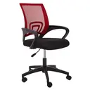 Interiors by Premier Office Chair with Arms Frazer Mesh Black/Red image 0