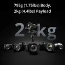 DJI RS 3 Mini, 3-Axis Mirrorless Gimbal Lightweight Stabilizer for Canon/Sony/Panasonic/Nikon/Fujifilm, 2 kg (4.4 lbs) Tested Payload, Bluetooth Shutter Control, Native Vertical Shooting image 3