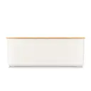 Bodum BISTRO Bread Box Large - White with Bamboo Lid image 2