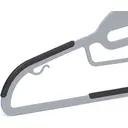 ANQI Srtip Plastic Hangers, Pack of 20, Gray image 2