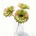 3Pcs 9.05in/23cm
Artificial Silk Gerbera Flowers Wedding Home verandahs Table Decor Fake Daisy Chrysanthemum Party Home Decoration(green) image 6