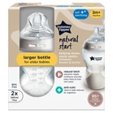 Tommee Tippee Natural Start Baby Bottles 340ml 2pk image 0