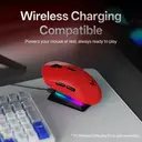 RAPOO VT2 MAX Wireless Gaming Mouse, True 8K Wireless Polling Rate, 53g Lightweight, Up to 750 Hr Battery, Nordic nRF54L15 MCU, 120-Million Optical Switch, 10 Programmable Buttons, Macro Enabled - Red image 2