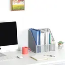 Senhoglb Porte-revues A4 en métal de bureau, Argent, Offre annuelle, Sélection cadeaux top image 6