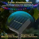 Vivreal Solar-LED-Lichterkette mit Kupferdraht, 2er-Set, 12 m (39,4 ft), 120 LEDs, Mehrfarbig, wasserdicht, für Garten, Terrasse und Feiertagsdeko, Neujahr-Action, Top-Geschenkideen image 4