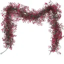 Yuejia Lot de 2 guirlandes de plantes artificielles en soie - 170 cm  image 1