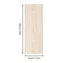 Murgall Rouleau de papier peint adhésif imitation bois miel clair - 60 x 305 cm image 4