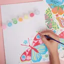 RHS Butterflies Paint By Numbers Kit image 4