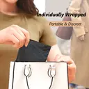 MOLLIS Disposable Period Underwear for Women, Postpartum Panties, Maternity Knickers Heavy Flow Leak Proof, Black (Large/XLarge, Count, 16) image 6