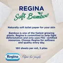 Regina Soft Bamboo Toilet Tissue, 3-Ply, 9 Rolls image 5