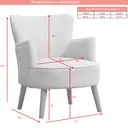 Armchair Keira Violet Pink image 8