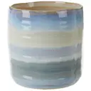 Interiors by Premier Indoor Planter Caldera Gradient Stoneware Blue image 0