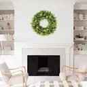 20Inch Boxwood Wreaths, Spring Summer Wreath for Front Door Perfect for Winter All Season Year Round Decor, Faux Boxwood Wreaths Ideal for Front Door Indoor Outdoor Windows Farmhouse image 6