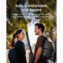 Mojawa Aerra Écouteurs de sport Bluetooth étanches IP67 à conduction osseuse - Noir image 2