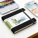 Speedball Drawing Journal 140GSM 5.5 x 5.5 Square Ivory Black image 1