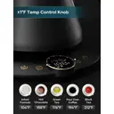 Cocinare FLOW M9 Bouilloire électrique à col de cygne avec contrôle précis de la température et chauffage rapide, 1500 W, Goya Black - 0,9 L image 3