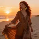 VoxorAI European and American style gold sunflower earrings, stud earrings, all seasons image 7