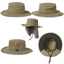 TOP-EX UV Protection Mens Sun Hat with Cooling Neck Flap Sunglass Lock Wide Brim Fishing Hats M/L Armygreen image 1