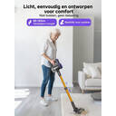 MonsgaClean MV3 draadloze steelstofzuiger, 45 kPa zuigkracht, 550 W vermogen, 50 min gebruiksduur, anti-klit ontwerp met afneembare batterij, LED-display, lichtgewicht handstofzuiger voor huisdierharen/tapijt/vloeren image 9