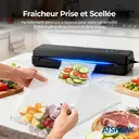ATSHARK Sacs de Mise Sous Vide Prédécoupés, Lot de 50 (15 x 20 cm) – Sans BPA, Résistants et Renforcés, Idéaux pour la Conservation des Aliments et la Cuisson Sous Vide, VB1520 image 1