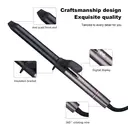 Sunluxy 1097A Curling Tongs, Black 32mm Curling Iron with Digital Display, 4 Adjustable Heat Settings, Fast PTC Heating for Home Hair Styling, UK plug image 5