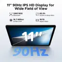 DOOGEE Tab A9+ Android Tablet， 11 inch， Gemini AI， 8，580 mAh， Octa-Core， 20GB RAM + 64GB ROM， 2TB Expandable， 13MP+5MP Camera， Widevine L1， Face ID， BT 5.0， 5G Wi-Fi， GPS， FM， OTG， Black image 1