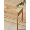 Interiors by Premier Bar Stool Bandar Beech Wood & Hemp Rope Natural image 2