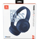 JBL Tune 510 BT, casque supra-auriculaire Bluetooth pliable, bleu, appels mains libres, autonomie 40 heures image 6