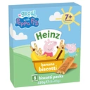 Heinz Peppa Pig Banana Biscotti 7+ Months 8 x 40g image 0