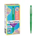 Paper Mate Flair Medium Felt Tip Pen Green, Pack of 12 image 0
