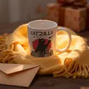 Alphynix 1 Mug blanc 33cl - Motif Chat Monstre CATZILLA avec texte japonais - Cadeau pop-culture unique pour Noël ou Thanksgiving - 1 Pièce,Le cadeau de la saint-valentin, cadeau d’anniversaire image 6