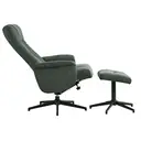 Armchair & Footstool Apero Recliner Moss Green image 3