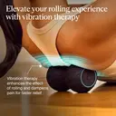 Therabody WaveDuo, Vibrating Roller for the Neck, Back & Spine, Contoured Ergonomic Design, Black image 3