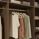 20pack Basics Slim Velvet Non-Slip Suit Hangers, Beige image 1