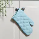 Dexam Single Oven Glove Love Colour 100% Cotton Duck Egg image 3