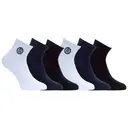 SERGE BLANCO Lot de 6 paires de chaussettes pour homme SER/1/SMDX6 blanc/bleu/noir - Pointure 43/46 image 0