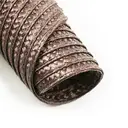 PP Placemats Set of 6 for Dining Table，PP oval placemat BL dark brown，Washable Woven Vinyl Non-Slip 18x12 inches Placemat Heat-Resistant Durable Table Mats for Dining Table Easy to Clean image 6