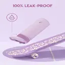 POWCAN by Meoky 18oz Single Spout Straw Sports Bottle -Purple image 3