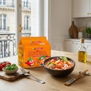 Baixiang Spicy Tomato Hot Pot Flavor Instasnt Noodles 112g*5 image 1