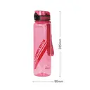 JORDAN & JUDY Tritan Sport Tumbler with Tea Tray and Handle, Solid Rose Red, 1000ml/each image 8