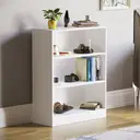 Vida Designs Bookcase Cambridge 3 Shelves White image 0